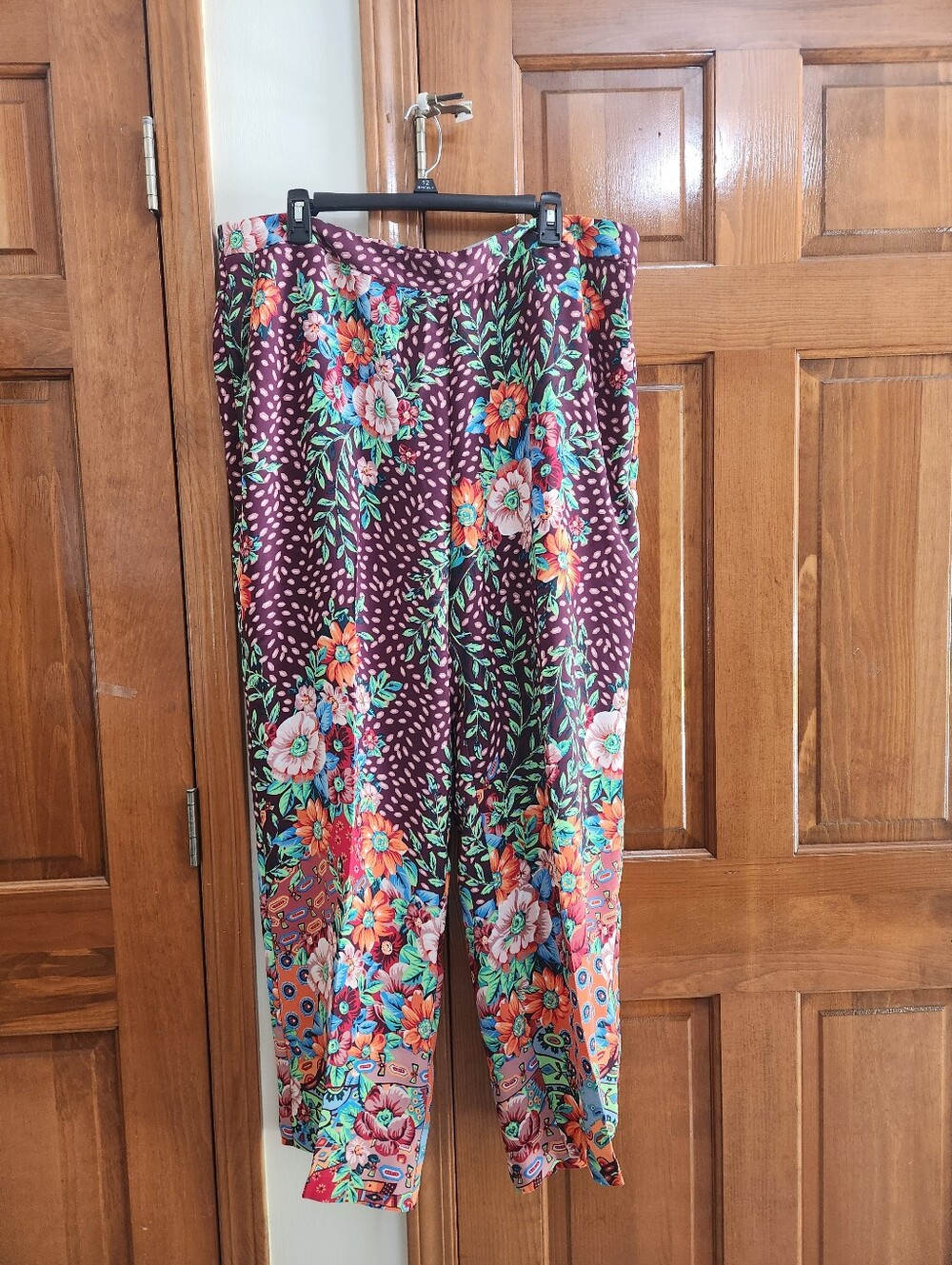 Chicos Folkart Wide Leg Pants